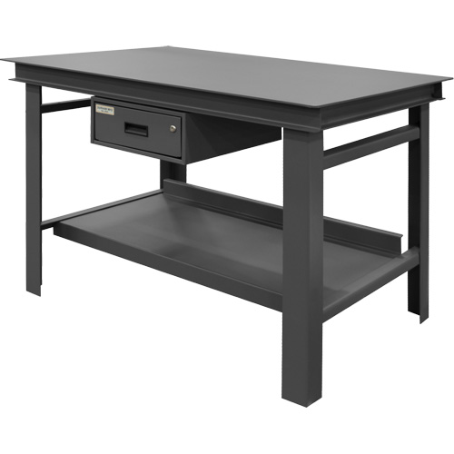 Extra Heavy-Duty Workbench, 60" W x 36" D x 34" H, 14000 lbs. Capacity Quali-T-Solutions