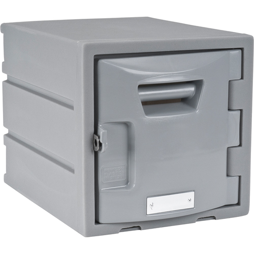 Locker, 12" x 15" x 12", Grey, Assembled Quali-T-Solutions
