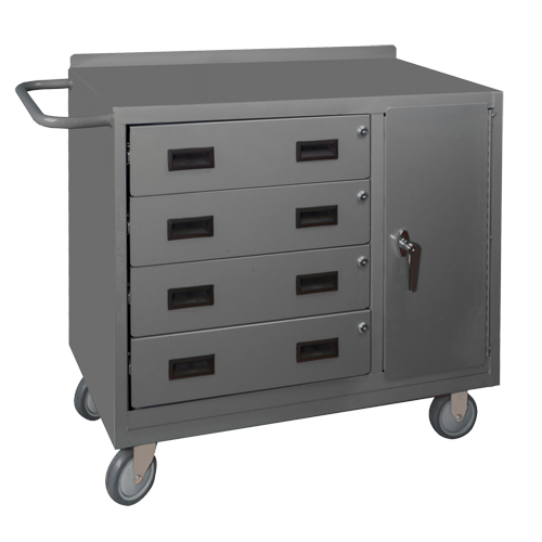 Armoire d'&eacute;tabli mobile, Acier Surface Quali-T-Solutions