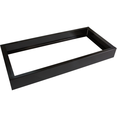 Base encastr&eacute;e pour casiers robustes enti&egrave;rement soud&eacute;e Concorde, 3 Blocs, 4" lo x 36" la x 17" p, Noir, Acier Quali-T-Solutions