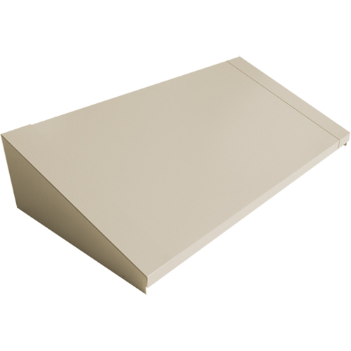 All-Welded Concorde - Heavy-Duty Lockers Sloping Top, 3 Bank, 18" D x 36" W x 6" H, Beige, Steel Quali-T-Solutions