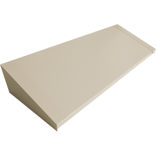 All-Welded Concorde - Heavy-Duty Lockers Sloping Top, 4 Bank, 18" D x 48" W x 6" H, Beige, Steel Quali-T-Solutions
