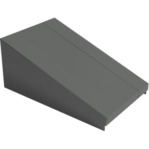 Dessus inclin&eacute; pour casiers robustes enti&egrave;rement soud&eacute; Concorde, Bloc de 1, 18" p x 12" la x 6" ha, Acier Quali-T-Solutions