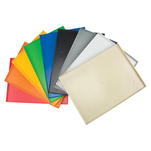 Fond de casier, Convient aux casiers 12" x 18", Beige, Plastique Quali-T-Solutions