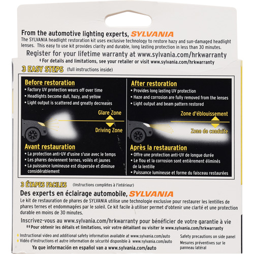 Trousse de restauration pour feu avant Quali-T-Solutions