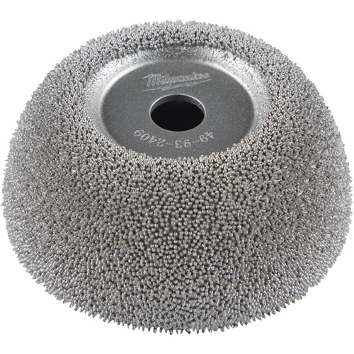 Meule &agrave; polir &agrave; contour &eacute;vas&eacute; 2-1/2" pour ponceuse pour pneus &agrave; basse vitesse M12 Fuel Quali-T-Solutions
