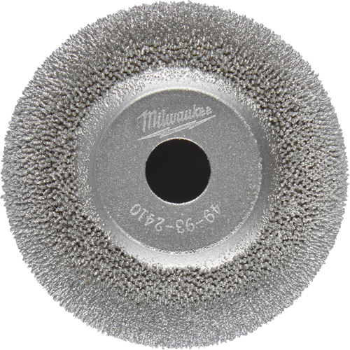 Meule &agrave; polir &agrave; contour &eacute;vas&eacute; 2" pour ponceuse pour pneus &agrave; basse vitesse M12 Fuel Quali-T-Solutions