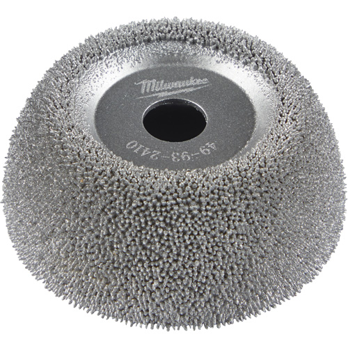 Meule &agrave; polir &agrave; contour &eacute;vas&eacute; 2" pour ponceuse pour pneus &agrave; basse vitesse M12 Fuel Quali-T-Solutions