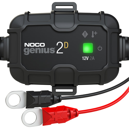 Chargeur de batterie &agrave; montage direct 2 A Genius 2D Quali-T-Solutions