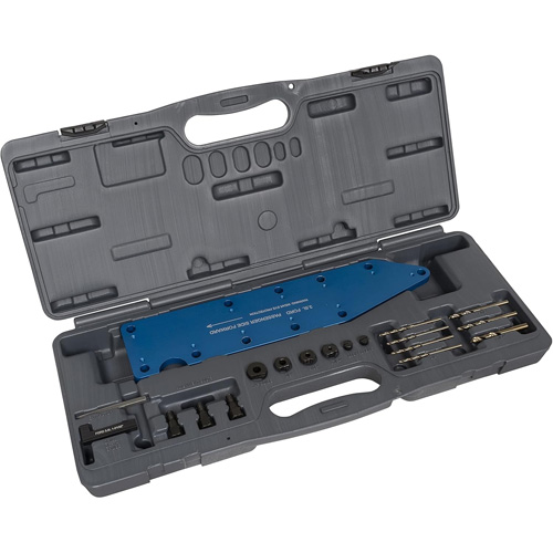 Gabarit de perçage pour installation sur collecteur pour Ford 3,5 L Ecoboost Quali-T-Solutions