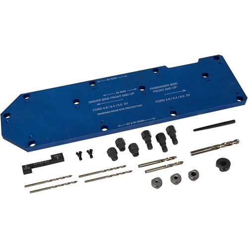 Manifold Drill Template for Ford 4.6L, 5.4L & 6.8L Quali-T-Solutions