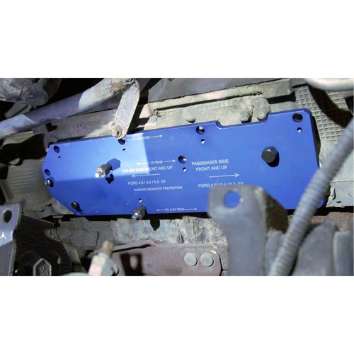 Manifold Drill Template for Ford 4.6L, 5.4L & 6.8L Quali-T-Solutions