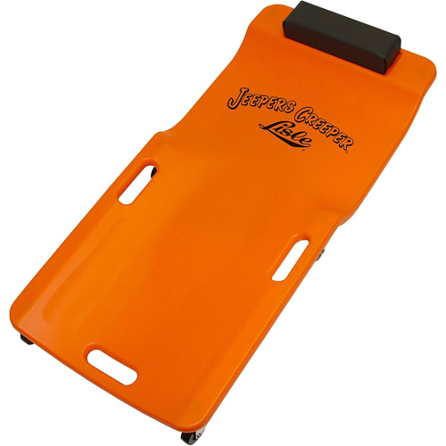 Neon Orange Low Profile Plastic Creeper Quali-T-Solutions