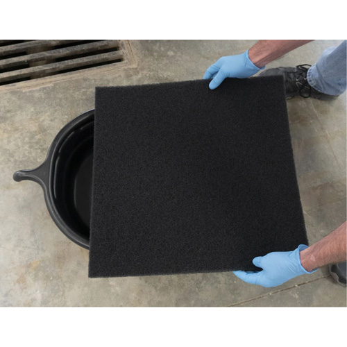 Plateau de drainage ovale noir Quali-T-Solutions
