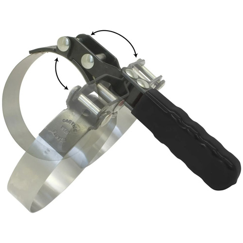Petite cl&eacute; &agrave; filtre &agrave; huile &agrave; prise pivotante, 2-7/8" - 3-1/4" Capacit&eacute; du filtre Quali-T-Solutions