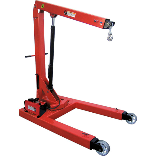 Grue pneumatique hydraulique pour sol, Capacit&eacute; 6000 lb (3 tonnes) Quali-T-Solutions