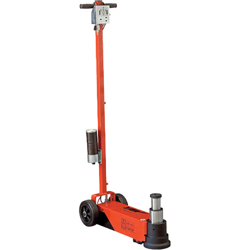Cric &agrave; 2 &eacute;tapes, 22 tonne(s)/44 tonne(s), Air comprim&eacute;/hydraulique Quali-T-Solutions