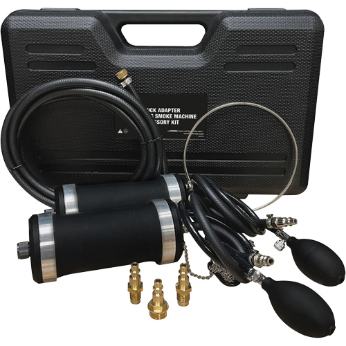 Trousse d'accessoires pour machine &agrave; fum&eacute;e de diagnostic pour adaptateur de camion Quali-T-Solutions