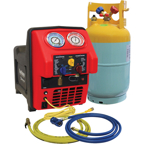 Machine de r&eacute;cup&eacute;ration de r&eacute;frig&eacute;rant sans &eacute;tincelles &agrave; double turbo pour R1234Yf Quali-T-Solutions