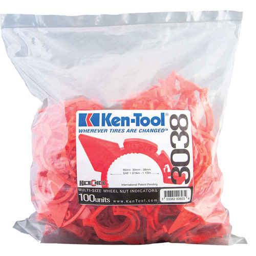 HexChex Multi-Size Loose Wheel Nut Indicator Quali-T-Solutions