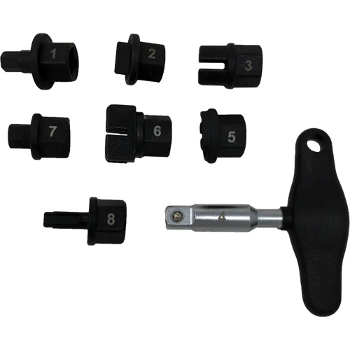 Trousse d'outils pour bouchons de vidange dhuile 8 morceaux Quali-T-Solutions