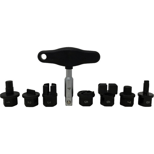 Trousse d'outils pour bouchons de vidange dhuile 8 morceaux Quali-T-Solutions