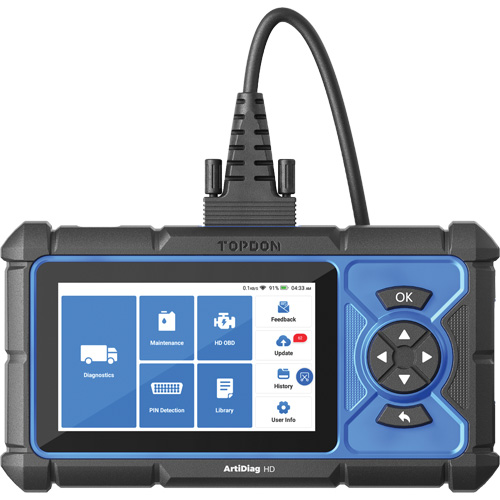 ArtiDiag HD 5" Heavy-Duty Scan Tool with Service Functions Quali-T-Solutions
