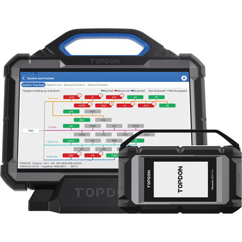 Outil de diagnostic de niveau OE Phoenix Max Basic de 13,3", station daccueil et programmation infonuagique Quali-T-Solutions