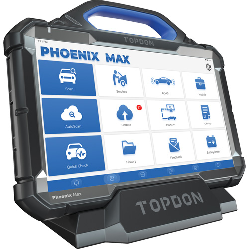 Outil de diagnostic Phoenix Max de niveau &eacute;quipement original de 13,3" avec station daccueil et oscilloscope &agrave; 4 voies Quali-T-Solutions