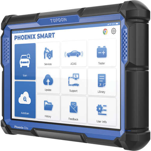 Phoenix Smart – Outil de diagnostic de niveau constructeur avec &eacute;cran 10,1", programmation bas&eacute;e sur l'infonuage et protocoles avanc&eacute;s Quali-T-Solutions