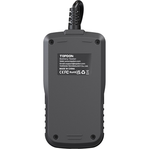Testeur de batterie, de charge et de d&eacute;marrage BT50 avec imprimante Quali-T-Solutions