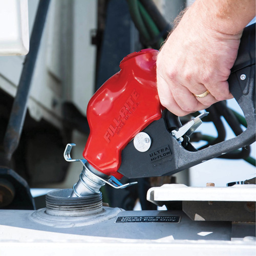 Pistolet automatique rouge &agrave; tr&egrave;s haut d&eacute;bit pour diesel Quali-T-Solutions
