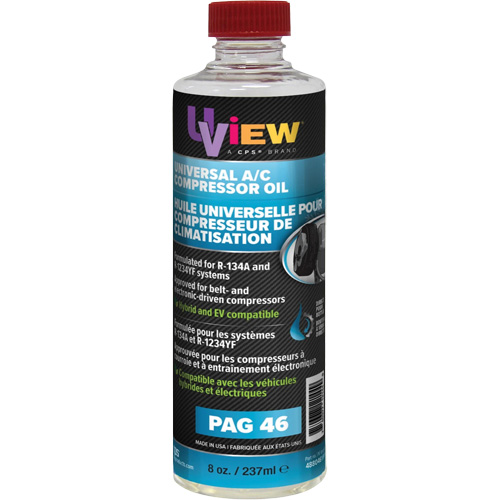 Huile universelle pour climatisation PAG 46, 237 ml, Bouteille Quali-T-Solutions