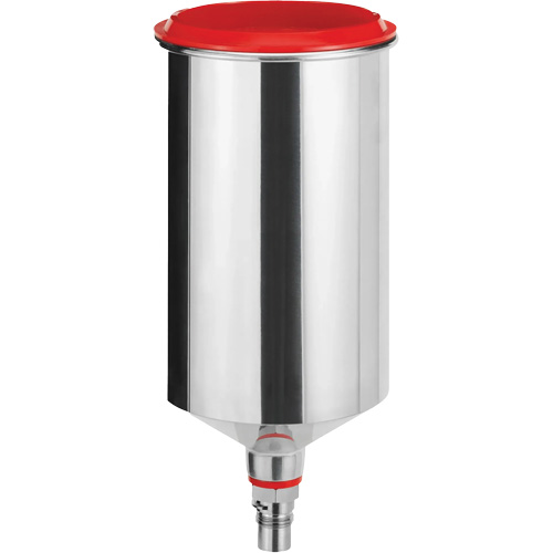 Gobelet r&eacute;utilisable en aluminium 1,0?L avec raccord QCC, sans filetage fin Quali-T-Solutions