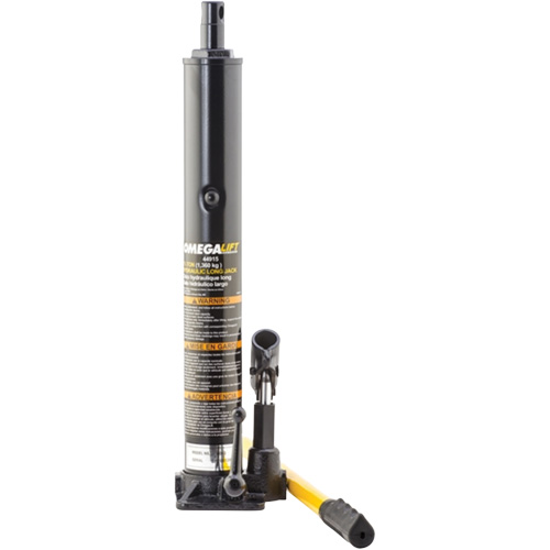 Long Crane Jack, 1.5 Ton(s), Manual Hydraulic, 35-1/4" Raised Height Quali-T-Solutions