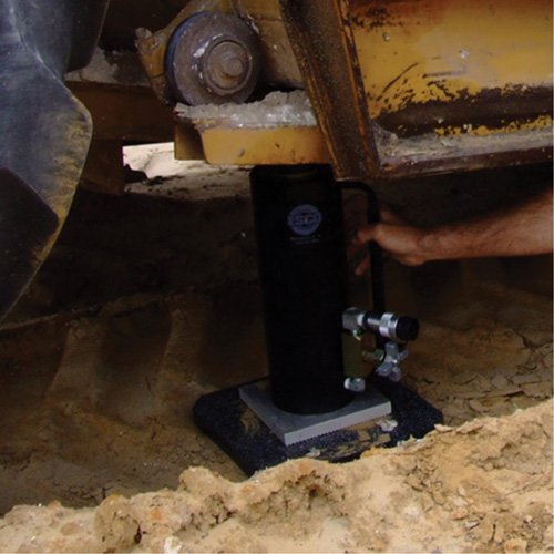 Plaque de support de v&eacute;rin d'une capacit&eacute; de 55 tonnes Quali-T-Solutions