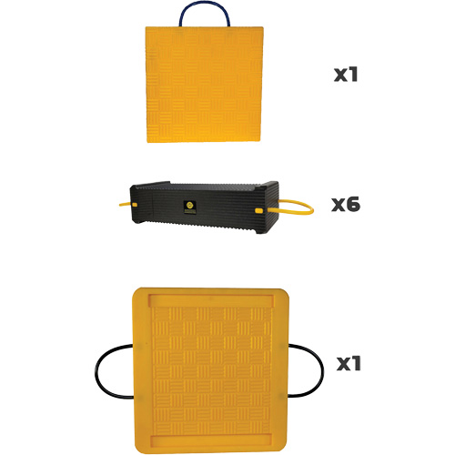 Ensemble de syst&egrave;me de sout&egrave;nement en composite CribLok 8 mcx Quali-T-Solutions