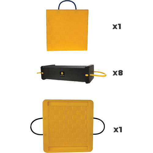 Ensemble de syst&egrave;me de sout&egrave;nement en composite CribLok 10 mcx Quali-T-Solutions