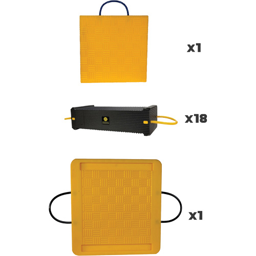 Ensemble de syst&egrave;me de sout&egrave;nement en composite CribLok 20 mcx Quali-T-Solutions