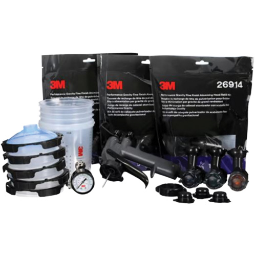 Syst&egrave;me de pistolet pulv&eacute;risateur Performance pour finition fine avec godets PPS, 13 pi³/min, 29 psi Quali-T-Solutions