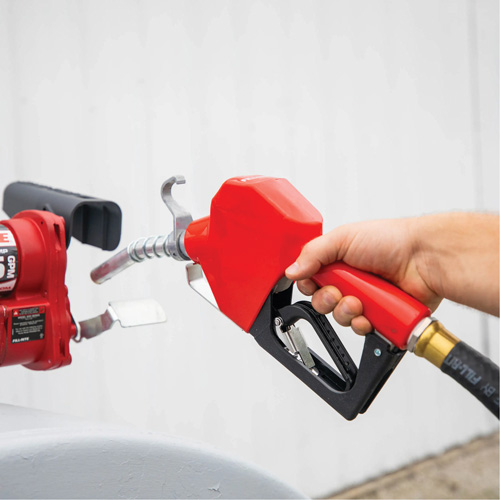 Pistolet de distribution automatique rouge pour essence Quali-T-Solutions