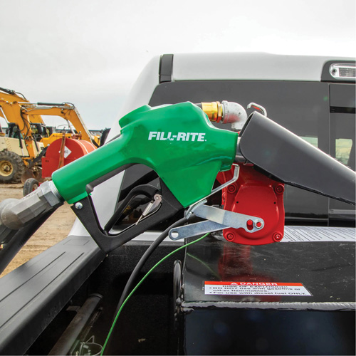 Green Automatic Diesel Spout Nozzle Quali-T-Solutions