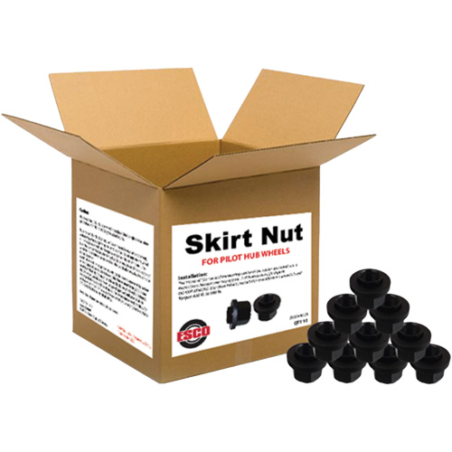 10-Piece Graphite-Coated Skirt Nuts for Pilot Hub Wheels Quali-T-Solutions