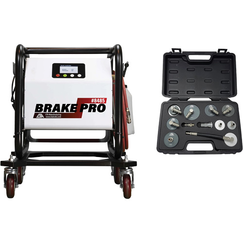 Short Frame Brake-Pro Pressure Brake Bleeder with Adapters Quali-T-Solutions