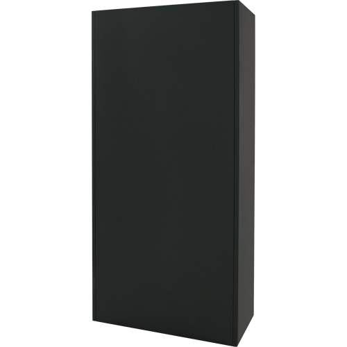Armoire de rangement Hi-Boy, Acier, 4 Tablettes, 72" h x 36" la x 18" P, Noir Quali-T-Solutions
