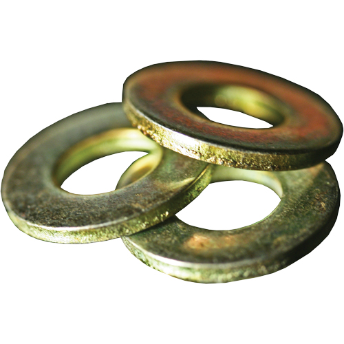 Rondelle plate SAE, 5/8", Zinc jaune Quali-T-Solutions