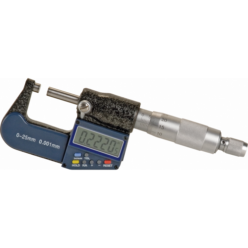 Microm&egrave;tre num&eacute;rique &eacute;lectronique, 0 - 1" (0 - 25 mm) gamme de mesure, R&eacute;solution de 0,00005" (0,00127 mm) Quali-T-Solutions