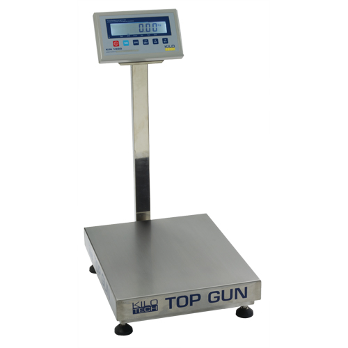 Balances &agrave; plateau &eacute;lectroniques Top Gun, 18" lo x 12" la, Capacit&eacute; de 150 lb Quali-T-Solutions