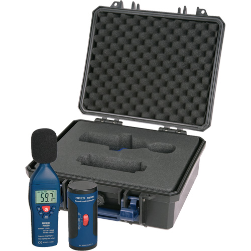 Sound Level Meter and Calibrator Kit, 30 - 130 dB Measuring Range Quali-T-Solutions