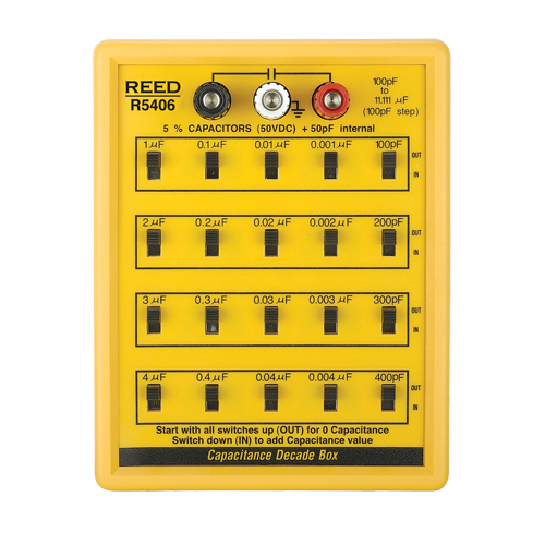 Boîte &agrave; d&eacute;cades de capacitance Quali-T-Solutions